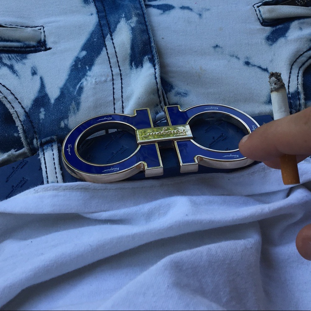 Blue Farragomo Belt